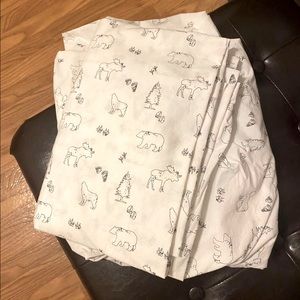 Eddie Bauer animal tracks sheets twin/twin XL